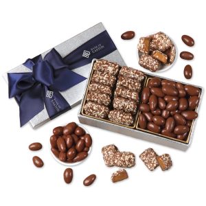 Custom Milk Chocolate Almonds & English Butter Toffee with your company logo