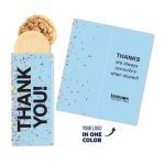 Custom One Color Foil-Stamped Stock Gratitude Sweeter Cards with Homestyle Cookie Duo with your company logo