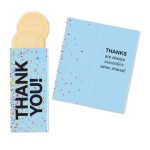 Custom One Color Foil-Stamped Stock Gratitude Sweeter Cards with Sugar Cookies with your company logo - 1