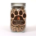 Custom Pint Jar with Paw Magnet Pet Fill with your company logo