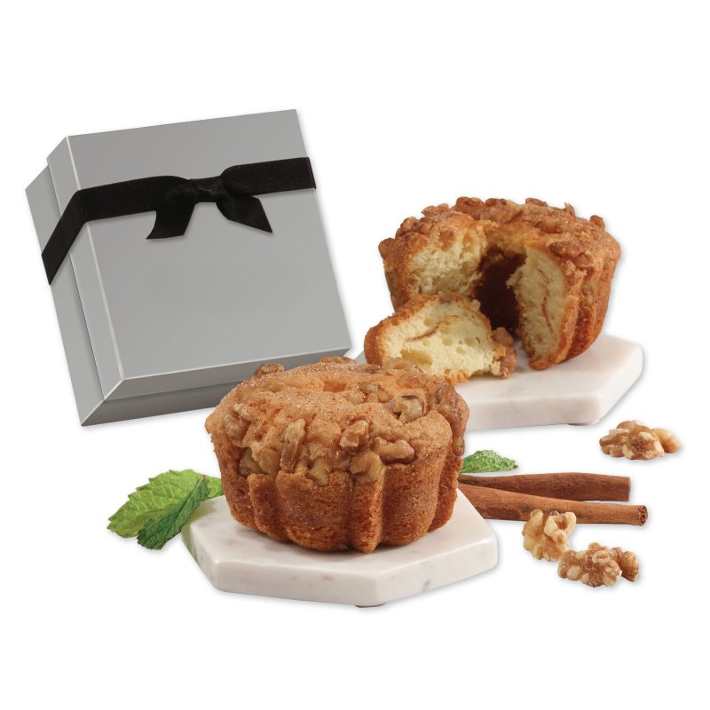 Custom Single-Serve Cinnamon Walnut Bundt Cake with your company logo - 1