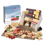Custom Snack Lover's Gift Box with Red Truck Sleeve with your company logo