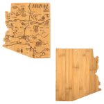 Custom U.S. Destination Bamboo Cutting and Serving Boards with your company logo - 3