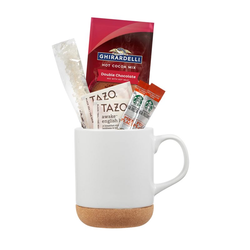 Custom 14 oz Corky Mug - Coffee Gift Set A with your company logo - 5
