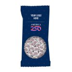 Custom America250™ Zagasnacks™ Pack Promo Bag With Printed Mints - 5" with your company logo