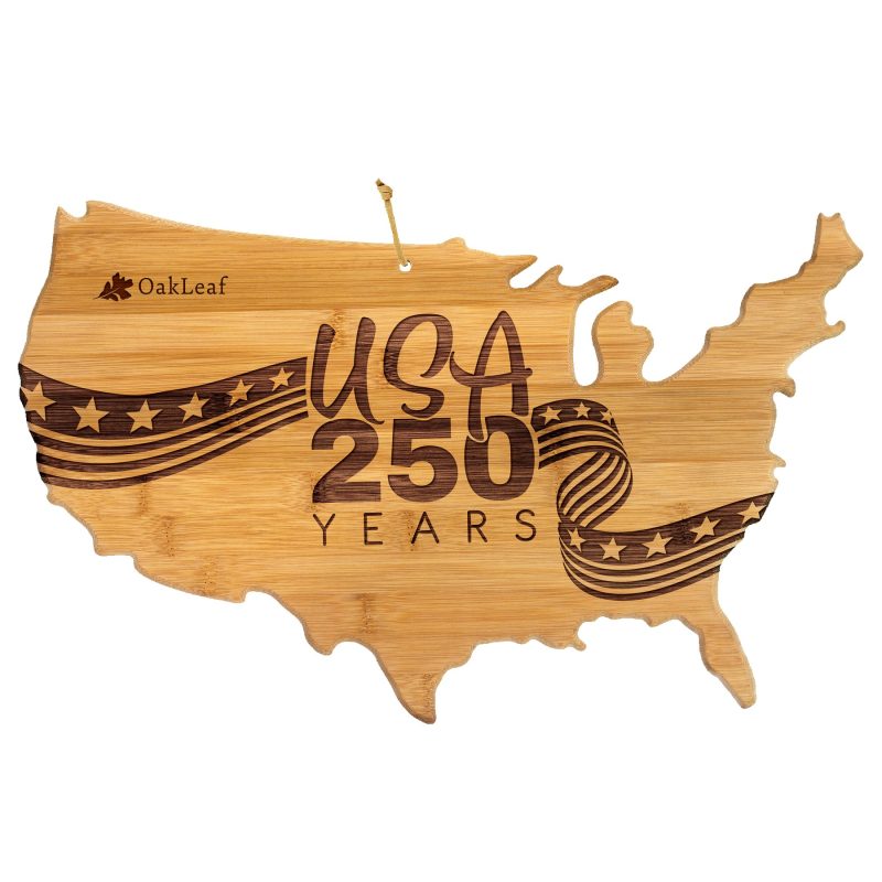Custom Limited Edition USA 250 Years Cutting & Serving Board UV with your company logo - 1