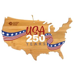 Custom Limited Edition USA 250 Years Cutting & Serving Board UV with your company logo
