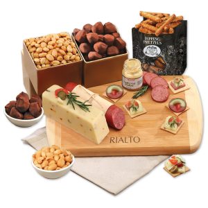 Custom Shelf Stable Savory & Sweet Gathering Board with your company logo