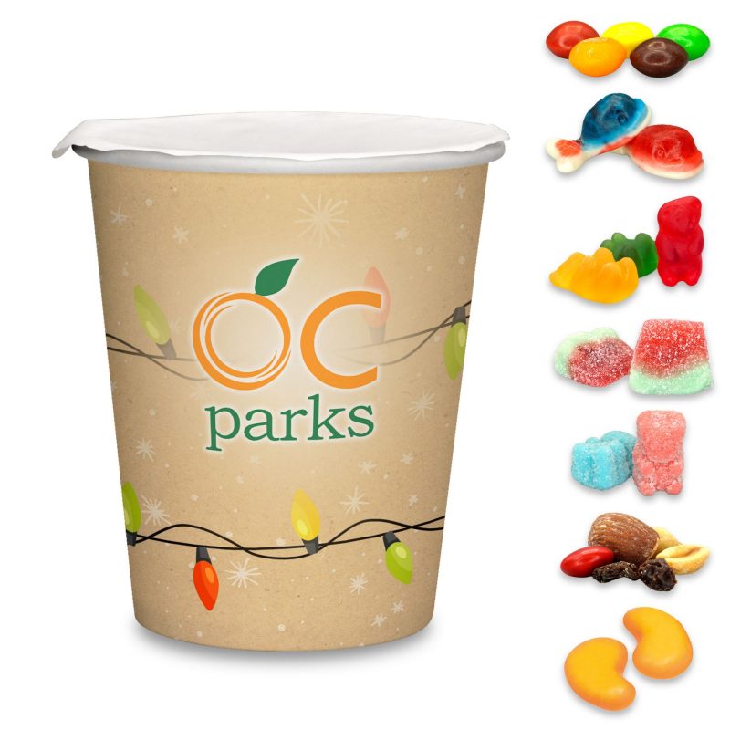 Custom Holiday Treat Cup with your company logo