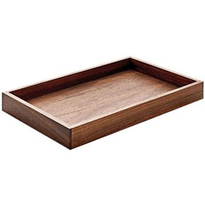 Custom Libbey Ananti 11 1/2" x 7 1/8" Wood Serving Tray with your company logo