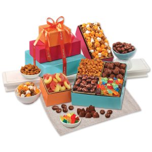 Custom Bright & Bold Treats Tower with your company logo
