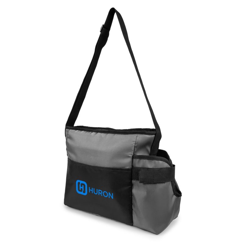 Custom CarryCool Lunch Tote with Bottle Holder with your company logo - 8