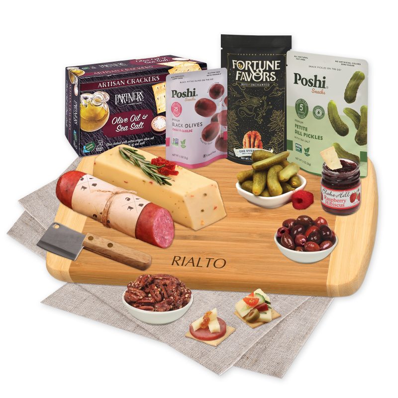 Charcuterie-Delights-Sampler-L6575 Custom Charcuterie Delights Sampler with your company logo