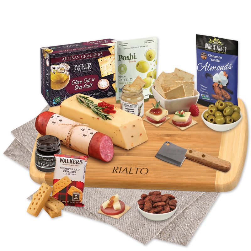 Custom Charcuterie Sampler Set with your company logo
