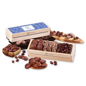 Custom Chocolate Favorites Crate with your company logo