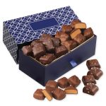 Custom Hidden Treasures with Chocolate Sea Salt Caramels & Peanut Butter Meltaways with your company logo - 1