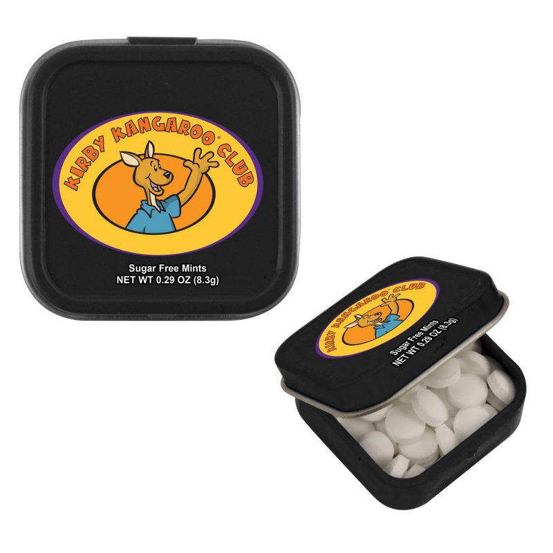 Custom Mini Square Mint Tin with your company logo - 4