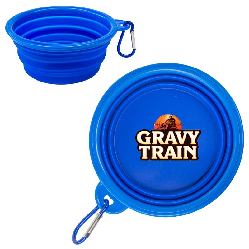 Custom Pack A Pet Bowl Full Color with your company logo
