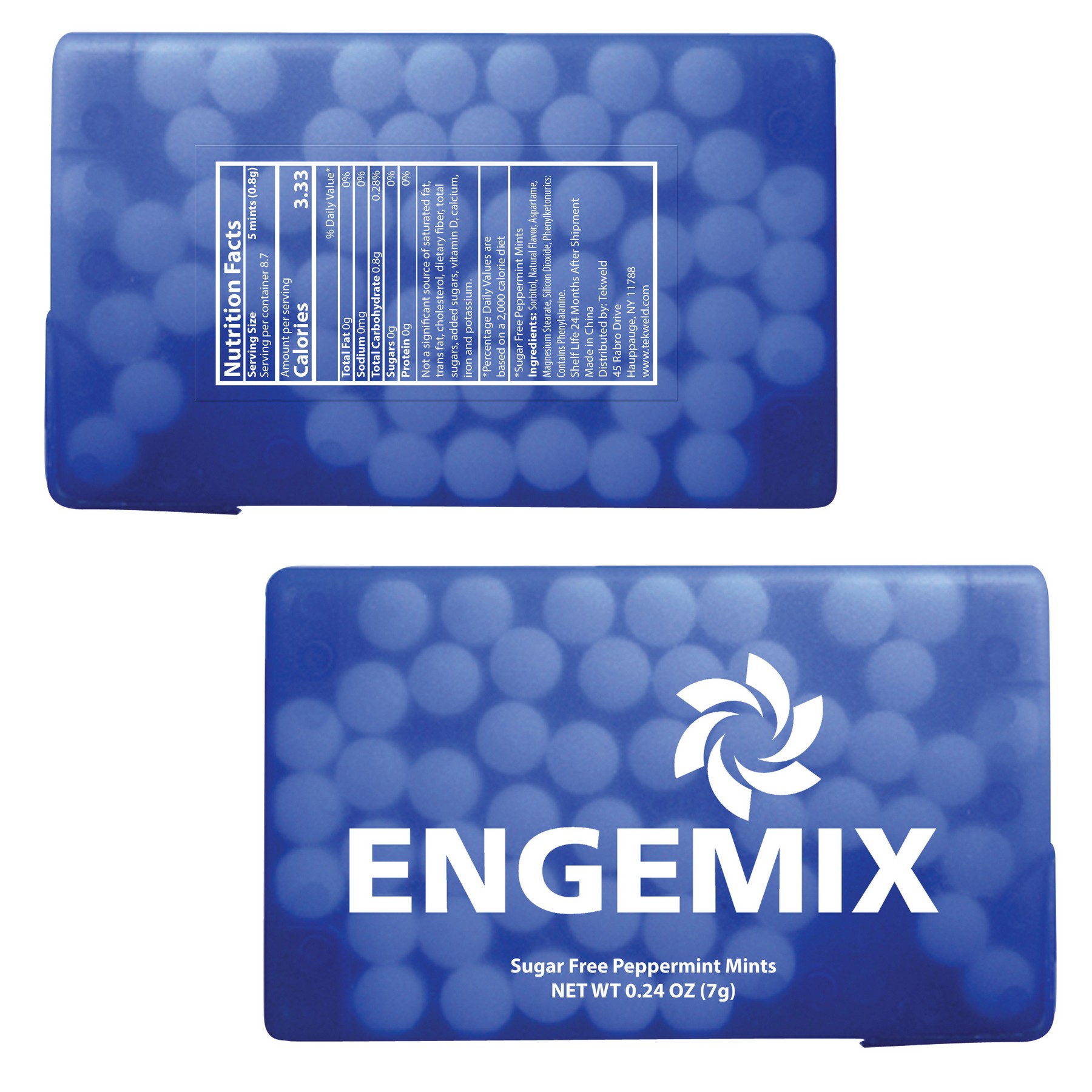 Custom Rectangle Credit Card Mints with your company logo - 6