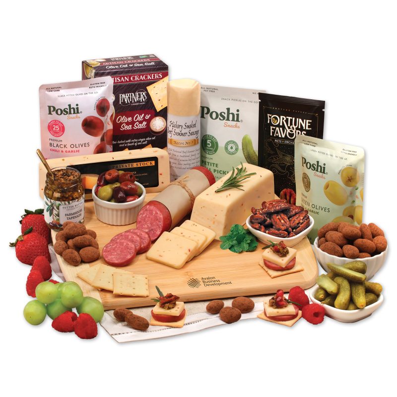 Shelf-Stable-Charcuterie-Essentials-L6585 Custom Shelf Stable Charcuterie Essentials with your company logo