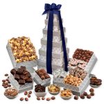 Custom Shining Silver Party Tower with your company logo - 1
