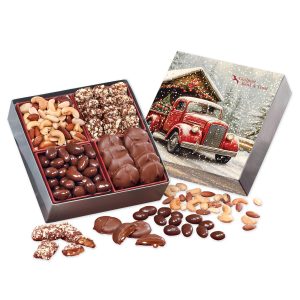 Custom Signature Assortment with Red Truck on Bridge Sleeve with your company logo