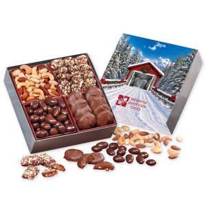 Custom Signature Assortment with Snow-covered Bridge Sleeve with your company logo