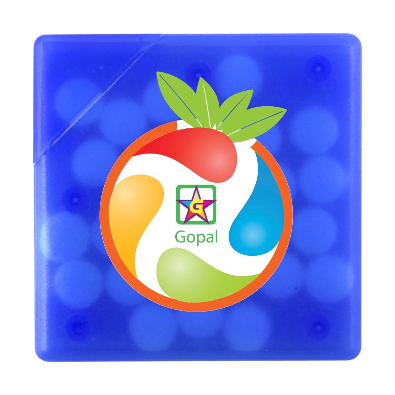 Custom Square Credit Card Mints with your company logo - 1
