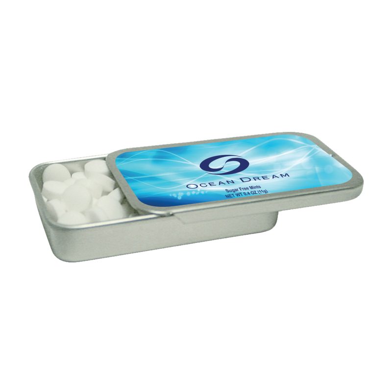 Custom Tek Slider Mints (0.5 Oz.) with your company logo - 2